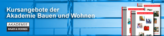 Kursangebote der Akademie Bauen und Wohnen
